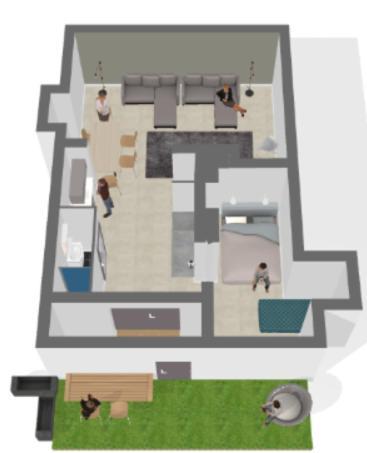 Apartamento Charming And Modern Cave In The Heart Of The Port Niza Exterior foto